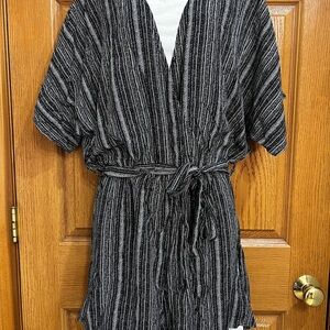 Cupshe Black and White Patterned Kimono